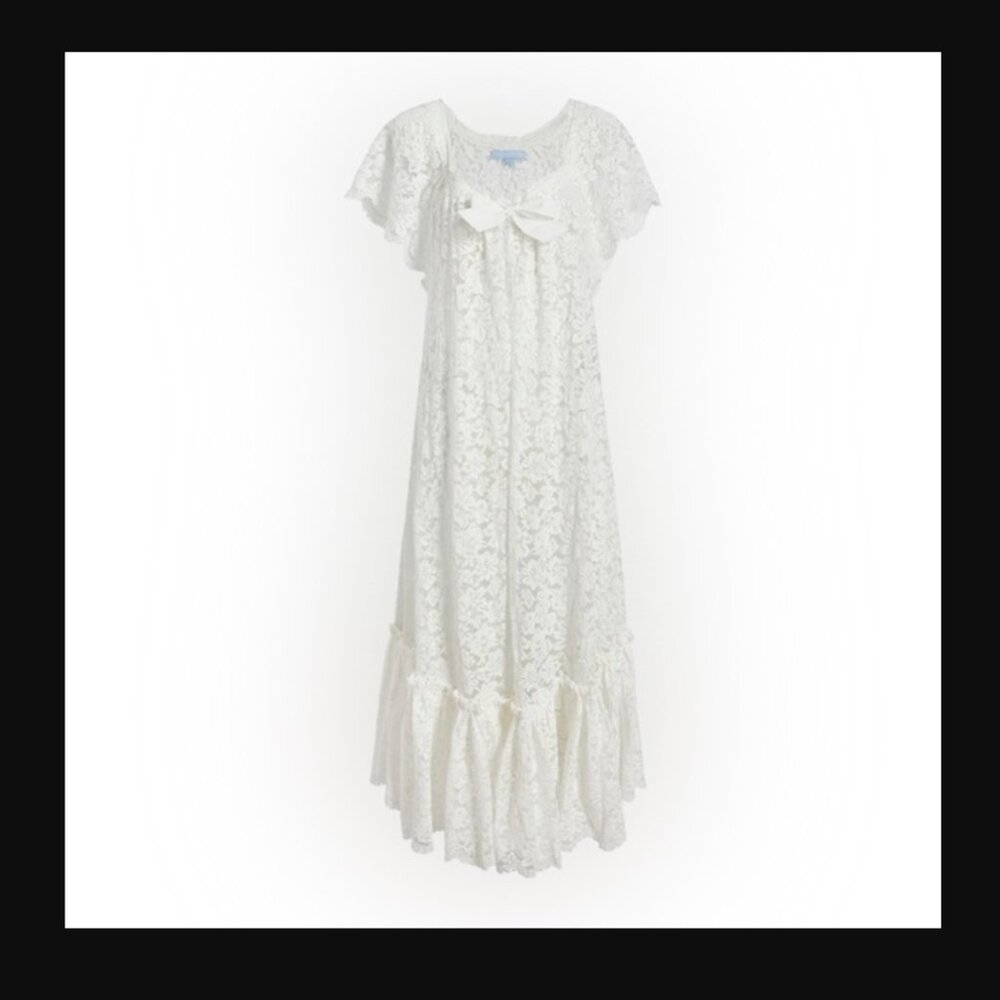 HILL HOUSE: THE COCO DUSTER IN WHITE LACE